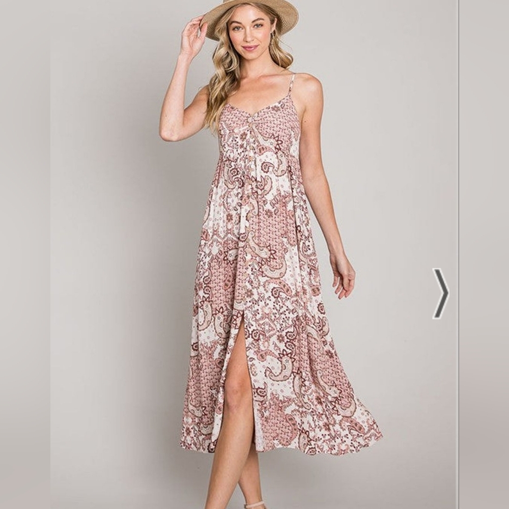 NWT Vine and Valley Paisley Dress